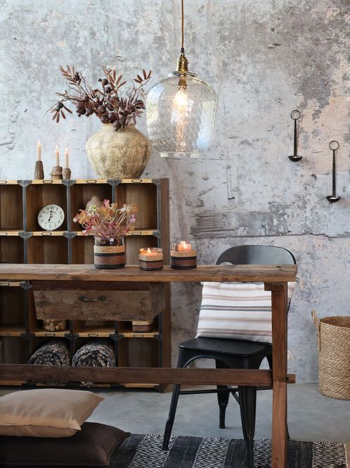 Hovedbilde Lampe med messingtopp