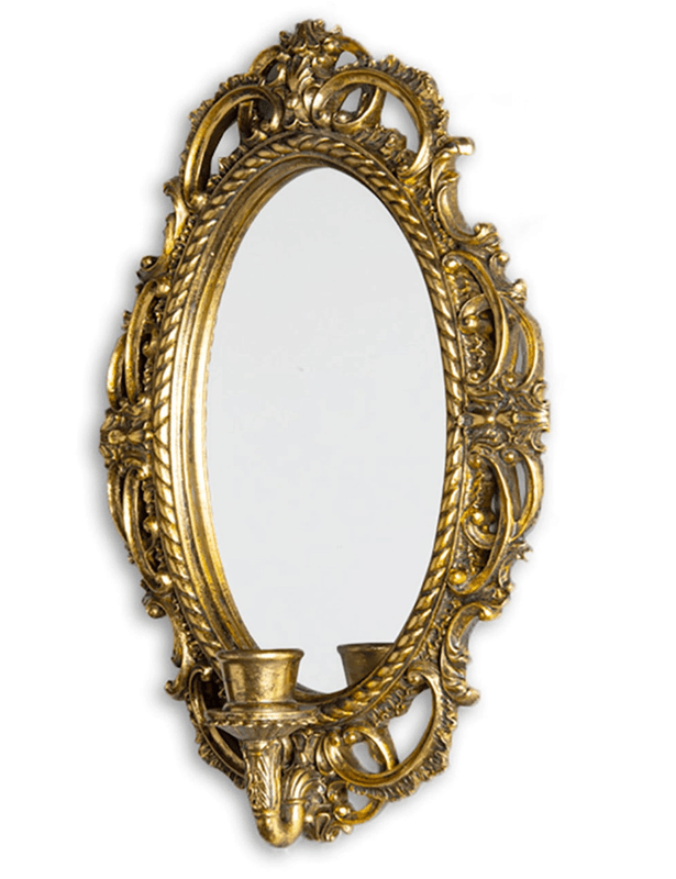 Lyslampett Speil Gull